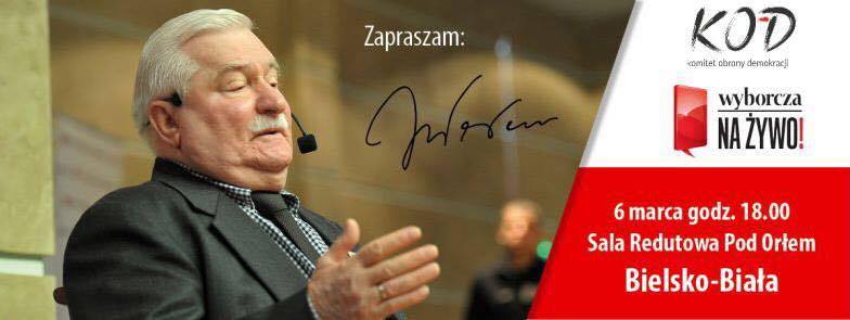Spotkanie z Prezydentem Lechem Wałęsą w Bielsku Białej @ 11 Listopada 62 | Bielsko-Biała | śląskie | Polska
