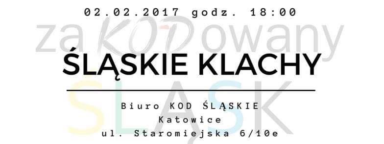 Śląskie Klachy @ Biuro KOD Śląskie | Katowice | śląskie | Polska