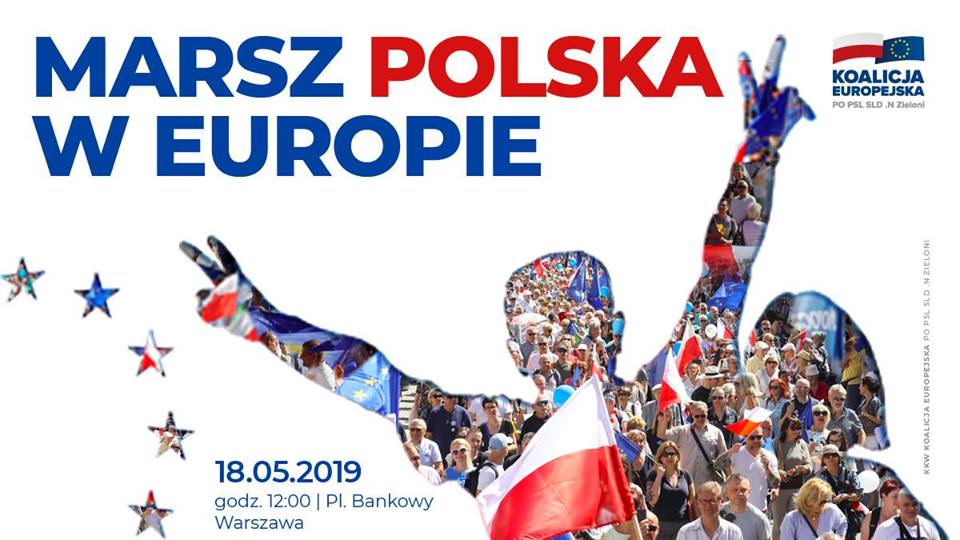 Marsz Polska w Europie, Warszawa 18.05.2019