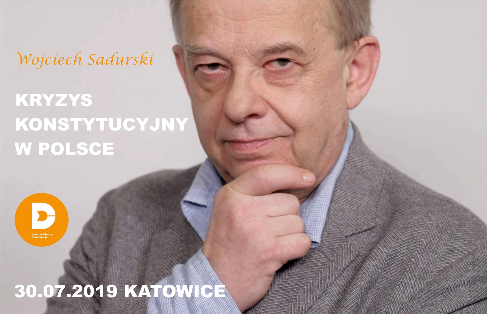 30 lipca 2019, Katowice. Spotkanie z Wojciechem Sadurskim.