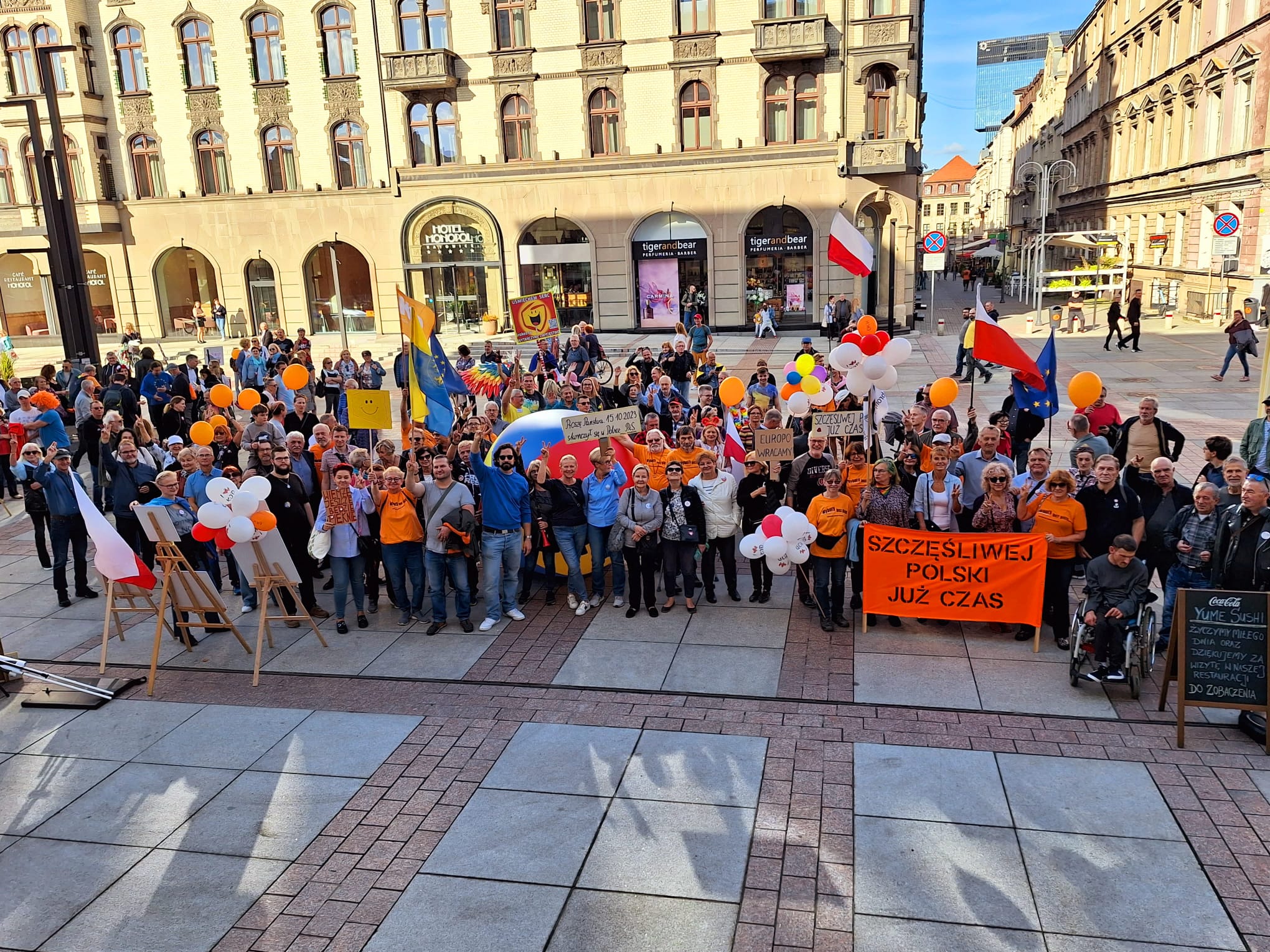21 października 2023 – w Katowicach świętujemy zwycięstwo opozycji i społeczeństwa obywatelskiego